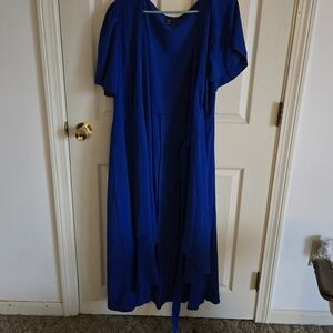 SHEIN Royal Blue Flowing Maxi Dress